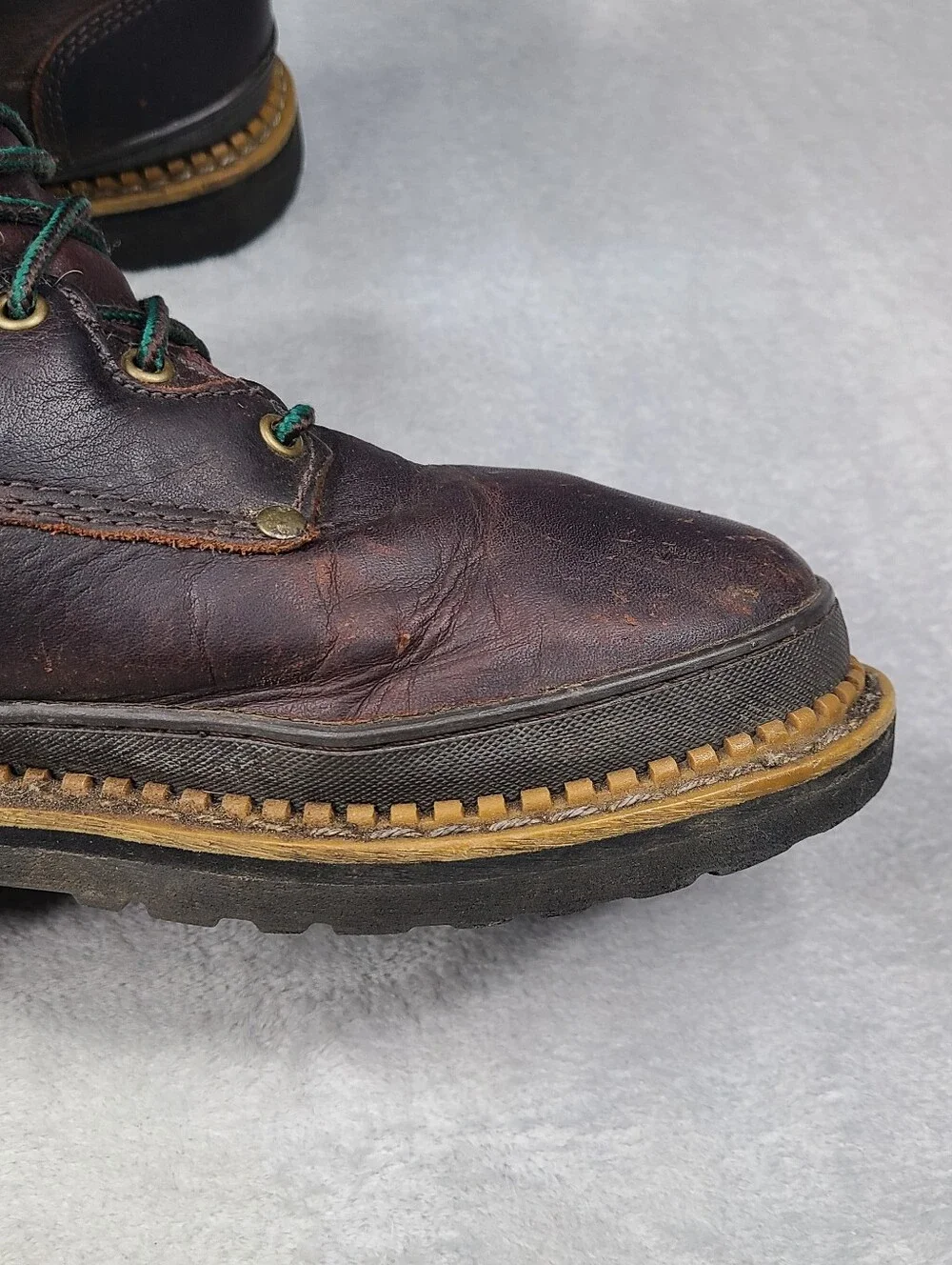 Georgia Boot Men's Work Boots Size 12 M Brown Leather 8